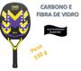 Imagem de Raquete semi pro beach tennis roxo carbono e fibra de vidro