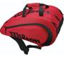 Imagem de Raqueteira Bolsa Wilson Beach Tennis Padel Vermelho 6r