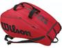 Imagem de Raqueteira Bolsa Wilson Beach Tennis Padel Vermelho 6r