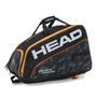 Imagem de Raqueteira Head Beach Tennis Padel Flow Preta Laranja