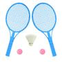 Imagem de Raquetes Peteca Brinquedo Infantil 2 Bolinhas Badminton Nf 