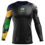 Imagem de Rash Guard Jiu-Jitsu Treino Academia Camiseta Tecido Premium