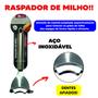 Imagem de Raspador de Milho Debulhador Descascador Manual Aço Inoxidável