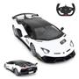 Imagem de RASTAR Toy Lamborghini Car 1:14 Lamborghini Aventador SVJ carro modelo de controle remoto, carro de corrida esportivo super RC para crianças e meninos presentes, 2,4 GHz/branco