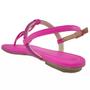 Imagem de Rasteira Beira Rio Flat Strass Colorido - Pink