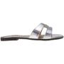 Imagem de Rasteira Feminina 34 ao 43 Chinelo Slide Strass Flat Pedrinhas Calce Facil Glow