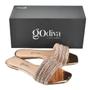 Imagem de Rasteira Flat Daiane Godiva Cobre 335974