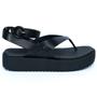 Imagem de Rasteira Moleca Flatform Feminina - Preto