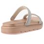 Imagem de Rasteira Vizzano Flatform Strass Hotfix - Rosê