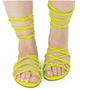 Imagem de Rasteirinha Gladiador Amarelo Neon - ULLY