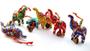 Imagem de Rastogi Artesanato Elefante Sino Camada Suspensa Conjunto de 6 Casa Natal Suspensão Festa Ornamentos Decorativos Multi Coloridos Indianos Tradicionais (Mix)