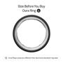 Imagem de Rastreador de frequência cardíaca Smart Ring OURA Ring 4 Black Size 11