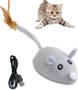 Imagem de Rato Brinquedo Interativo USB Recarregável Pet Gato Cão Elétrico Acessórios Jogo Brincadeira