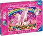 Imagem de Ravensburger Horse Dreams - 100 Peças Glitter Jigsaw Puzzle for Kids - Every Piece is Unique, Pieces Fit Together Perfectly