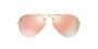 Imagem de Ray-Ban RB3449 001/2Y Ouro Lente Espelhada Ouro Cobre Tam 59