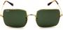 Imagem de Ray-Ban SQUARE RB1971L 914731 Ouro Lente Verde Tam 54