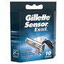 Imagem de Razor Blades Gillette Sensor Excel para homens, pacote com 10