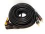 Imagem de RCA Plug Banhado a Ouro Cabo de 5 Metros Duplo 10 Unidades