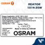 Imagem de REATOR ELETRÔNICO OSRAM P/LÂMPADA FLUORESCENTE 1x14W 21W 28W 35Wx220V QT-FIT5 KIT20