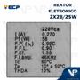 Imagem de REATOR ELETRÔNICO P/LÂMPADA FLUORESCENTE 2x28W 220V KIT20