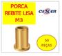 Imagem de Rebite Com Rosca Interna M3 Porca Rebite Popnut Emb. C/ 50