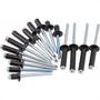 Imagem de Rebite Rebitop Aluminio Preto Repuxo R512 Mil
