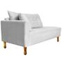 Imagem de Recamier Azura 140cm com Almofada Lado Direito Suede - Amarena Móveis
