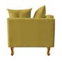 Imagem de Recamier Azura 185cm com Almofada Lado Esquerdo Suede - Amarena Móveis