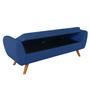 Imagem de Recamier Bau Grecia 1,40m Suede Azul Marinho  - Clique Decor