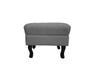 Imagem de Recamier Baú Luis Xv Capitonê Retrô 120 cm Suede Cinza Mz Decor