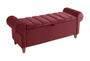 Imagem de Recamier Baú P/ Cama King Bordo Veludo 1,80m Decorativo