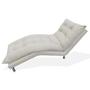 Imagem de Recamier Espreguiçadeira  Decorativa Estofada Diva Suede Bege - LM DECOR
