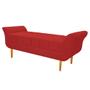 Imagem de Recamier Estofado Ari 195 cm King Size Corano Vermelho - ADJ Decor