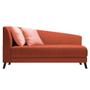 Imagem de Recamier Heitor 160cm com Almofada Lado Direito Suede - ADJ Decor