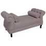 Imagem de Recamier Namoradeira Istambul Para Quarto Closet 140 cm Suede Rose - DL Decor