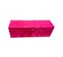 Imagem de Recamier puff baú decorativo - 1,20 cm - rosa choque