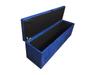 Imagem de Recamier puff baú para cama box queen size - 1,58cm - azul royal