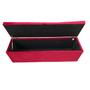 Imagem de Recamier puff baú para cama box queen size - 1,58cm - vermelho