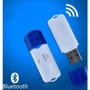 Imagem de Receptor Bluetooth Áudio Adaptador P2 Música Som Automotivo Conexão Usb