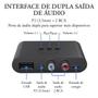 Imagem de Receptor De Áudio Usb Tipo-c Bluetooth 5.3 Nfc C/ P2 E Rca