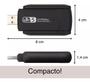 Imagem de Receptor Wifi Wireless Usb Computador E Notebook 1200mbps