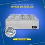 Imagem de Rechaud Banho Maria  8 Cubas 1/6 Em Inox Retangular Zprc08