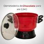 Imagem de Rechaud Elétrico Banho Maria Para Fondue Chocolate Buffet 2,5kg 127V ou 220V