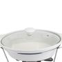 Imagem de Rechaud OVAL em Porcelana com Queimador 1,5L DYNASTY