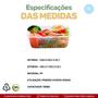 Imagem de Recipiente de Plastico 500ml + Recipiente de 1000ml - 24 Und
