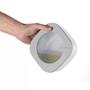 Imagem de Recipiente hermético Fundo Grande com tampa e válvula - 1550ml -16 x 16 x h10,7 cm- Cinza Escuro -