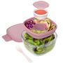 Imagem de Recipiente para Salada Bentgo Glass All-in-One - Grande (1800mL) com Tampa