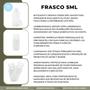 Imagem de Recipiente Transparente Frasco Com 5ml De Plastico 100und