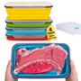 Imagem de Recipientes de armazenamento de alimentos Annaklin Extra Large 2400mL, pacote com 4