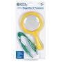 Imagem de Recursos de aprendizagem da Fine Motor Toys Magnifier & Tweezers 3+